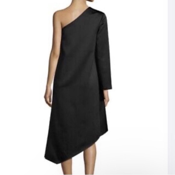 Solace London Idelle one shoulder asymmetrical black dress Size 2 - Picture 1 of 6